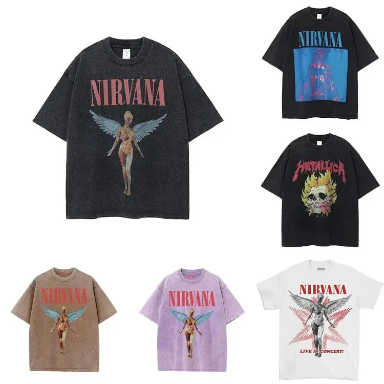 Nirvana T-shirt TEE  ( 22 + styles)