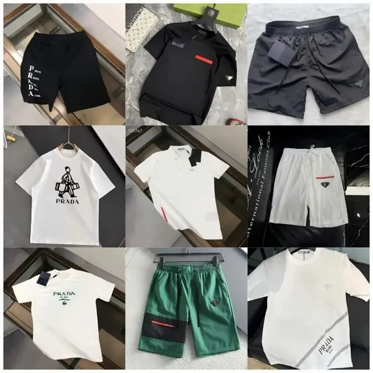 Prada POLO t-shirt Shorts Suits （40 style）