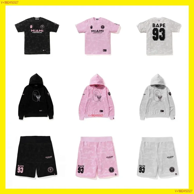 Bape T-shirt tee Jersey shorts set (40+)