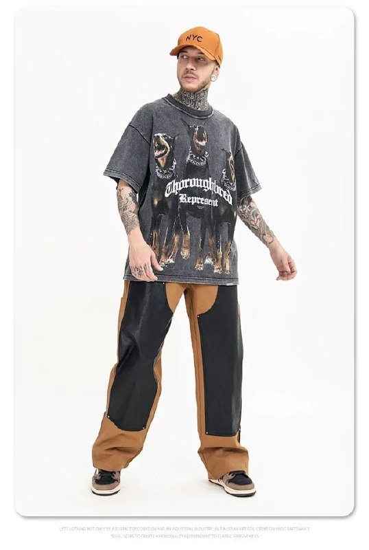 Vintage Represent Dog T Shirt