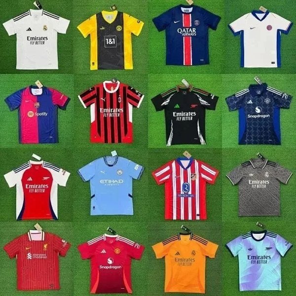 European club 24-25 football jerseys