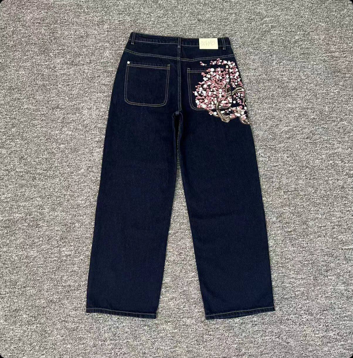 Denim Jeans [4 Styles: Blue, Black, Patched, Embroidered]