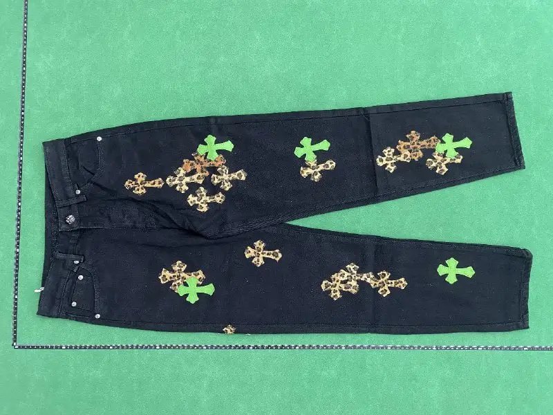 Chrome Hearts Cross Patch Jeans and Shorts Collection
