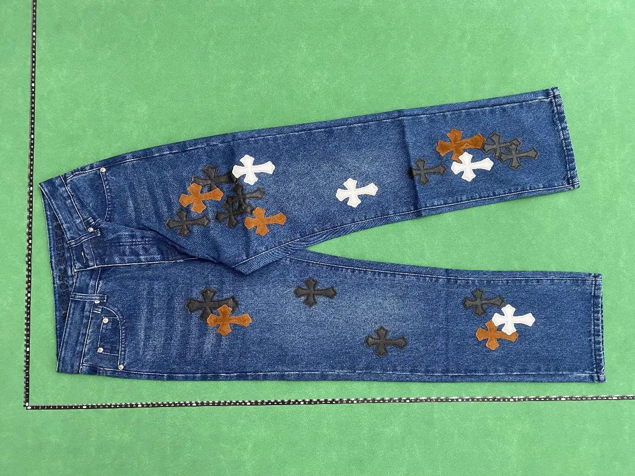Chrome Hearts Cross Patch Jeans and Shorts Collection