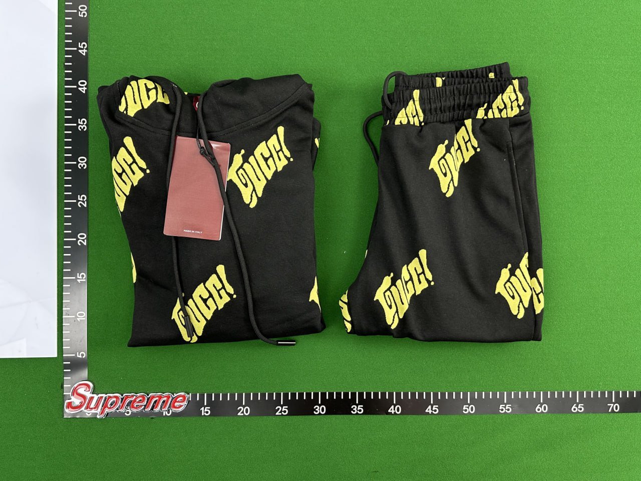 Gucci Gucci! Print Hoodie & Jogger Set