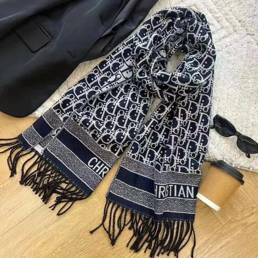 Dior and LV scarves