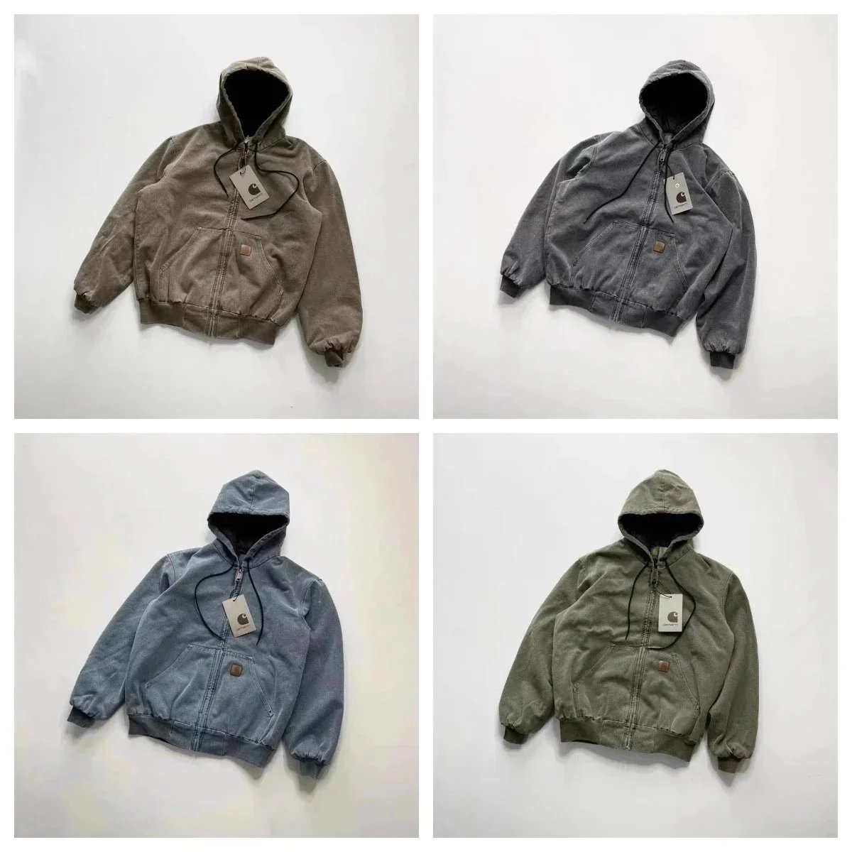 carhartt hooded jacket (4 styles)