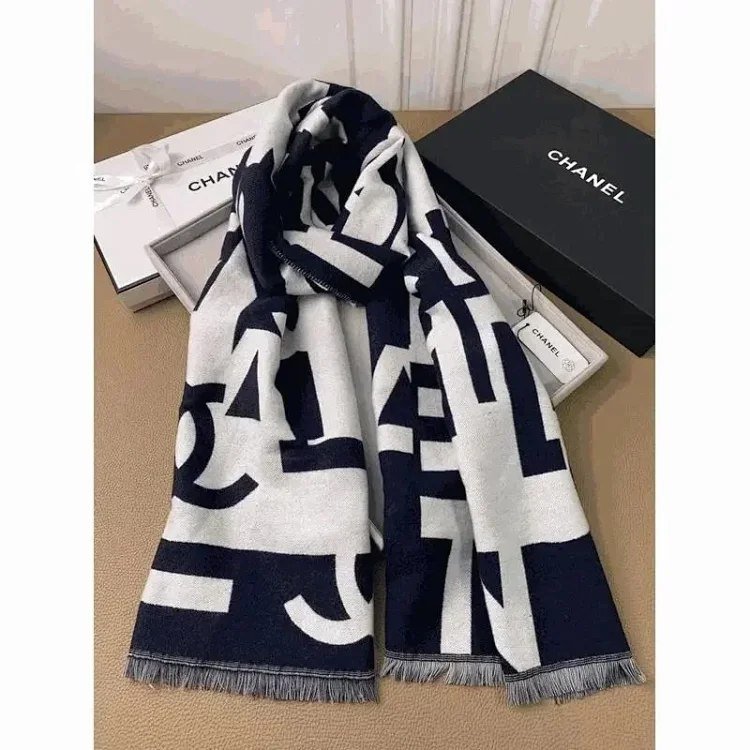 Chanel CC Logo Scarf