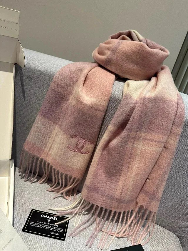 Chanel CC Logo Scarf