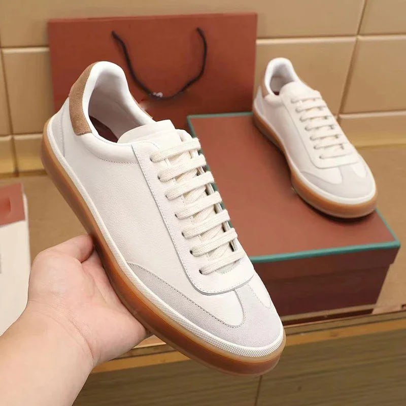 Loro piana men's leather shoes