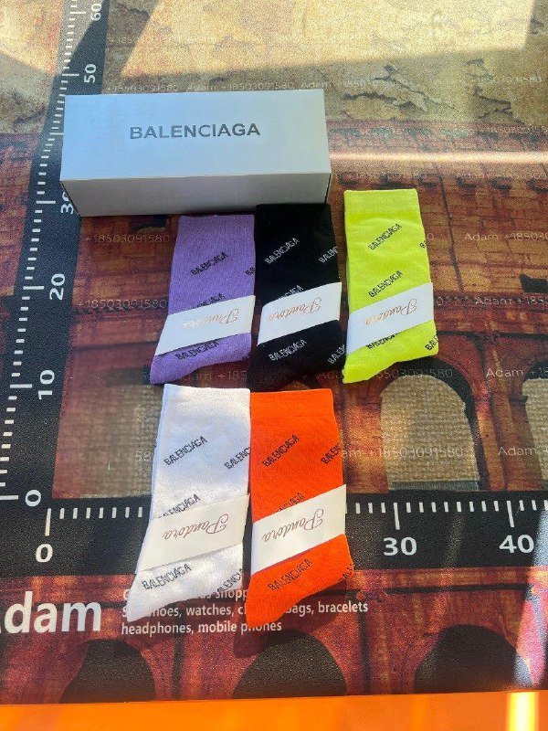 BALENCIAGA Logo Socks [16 styles]