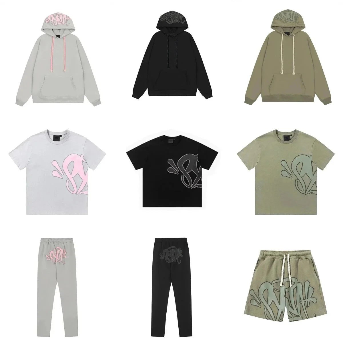 Syna World Hoodie/T-Shirt/Pants/Shorts Set [40 styles]
