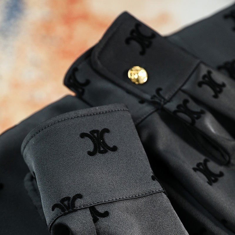 Chanel CC Logo Embroidered Jacket