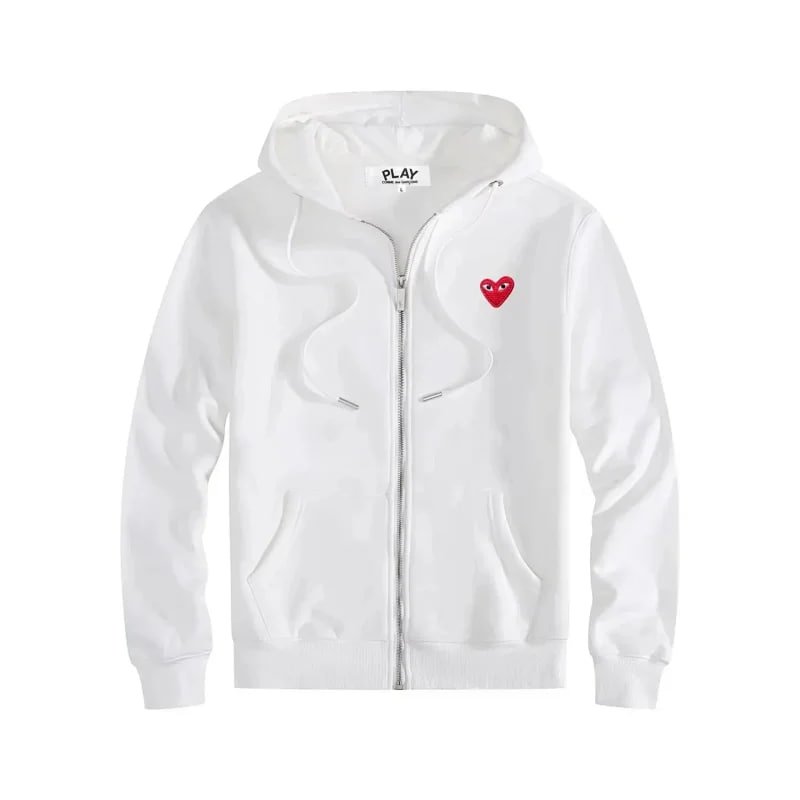 CDG Play Heart Logo Zip-Up Hoodie [36 styles]