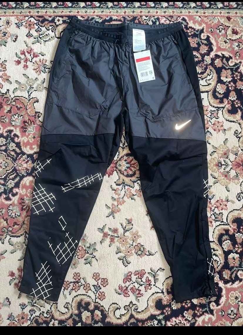 Nike running print sweatpants long sleeves pants suit set