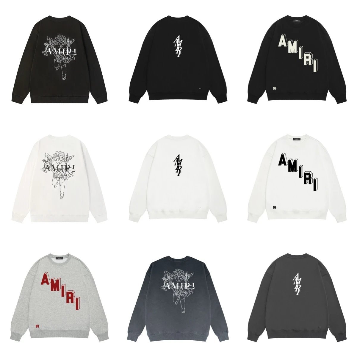 Amiri Angel Graphic Sweatshirts [40 styles]