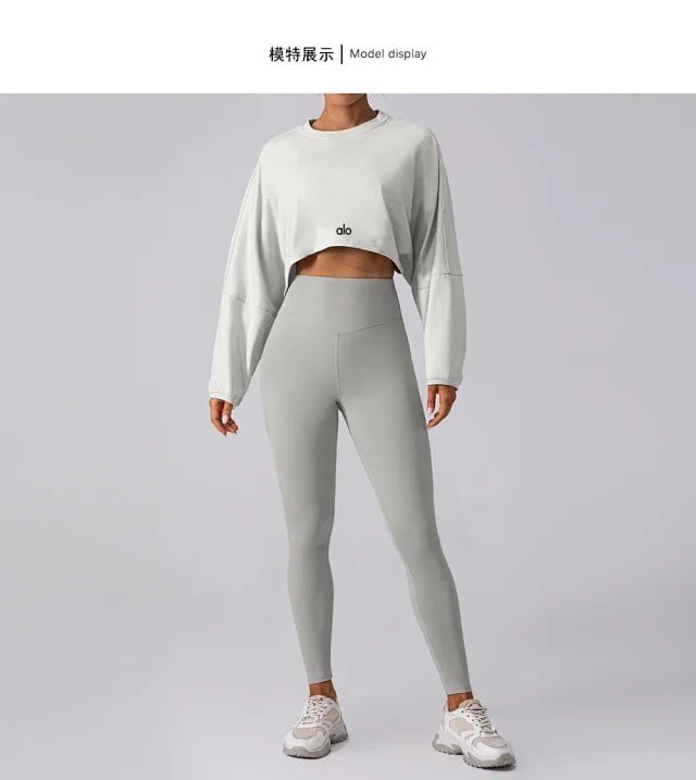 ALO Crop Hoodie & Leggings Set [5 styles]