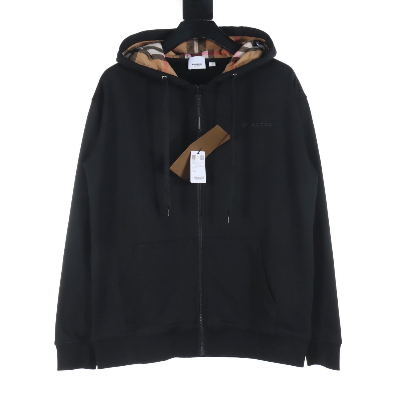 Burberry Check Lined Zip-up Hoodie [13 styles]