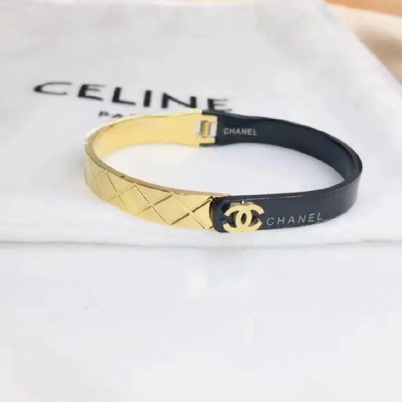 Chanel Quilted Bangle Bracelet [2 styles]