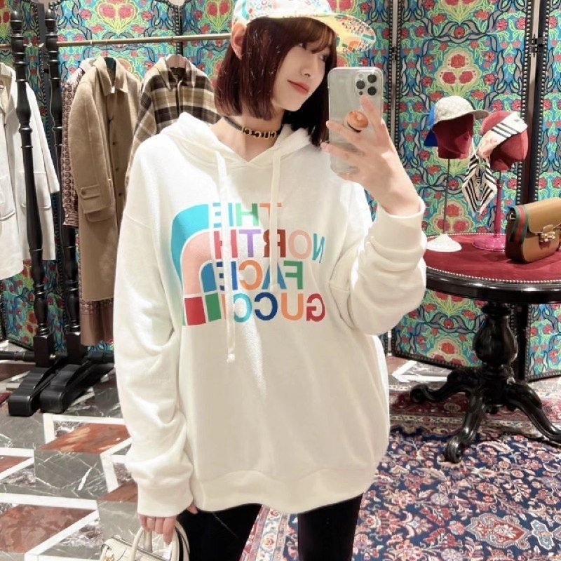 The North Face Gucci Collaboration Sweatshirts [40 styles]