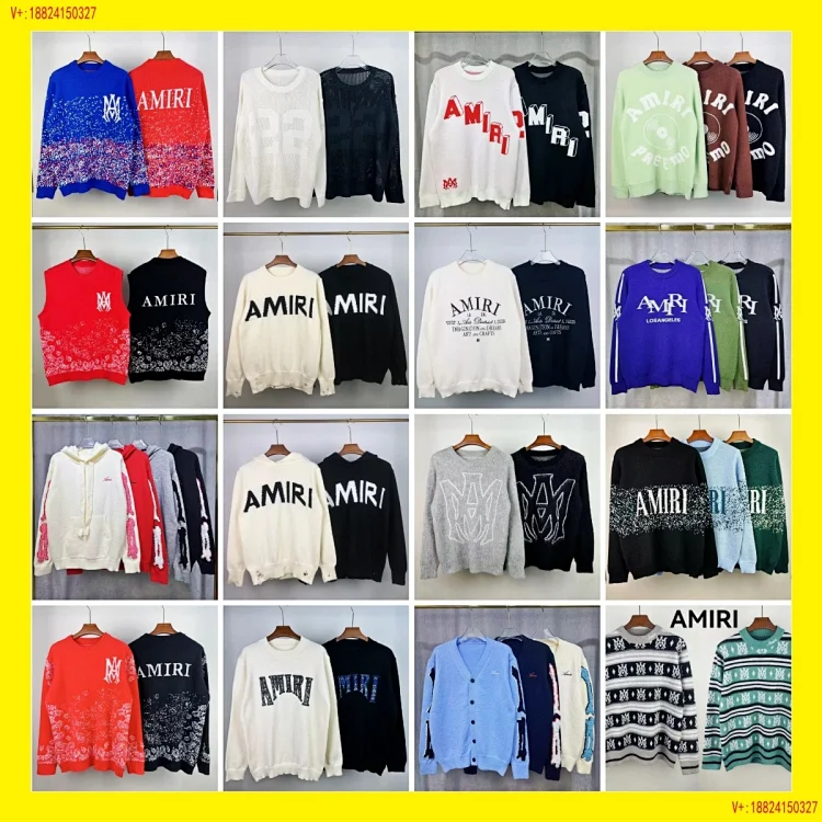 AMIRI Letter Crew Neck Sweatshirt  (40 styles) 