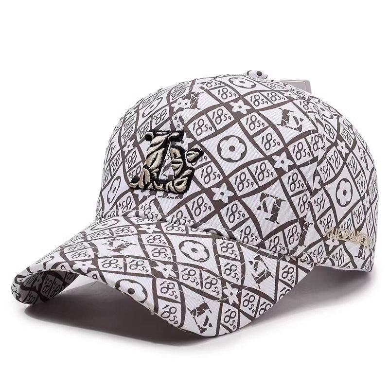 LV Monogram Canvas Baseball Cap [4 styles]