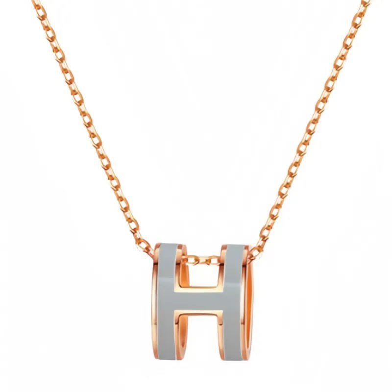 Hermès H Charm Necklace [8 styles]