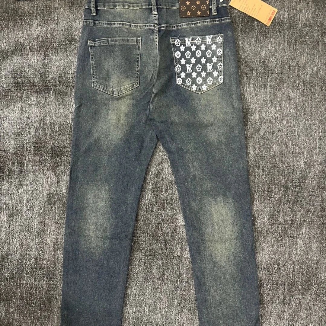 LV Black Straight-Leg Pants [18 styles]