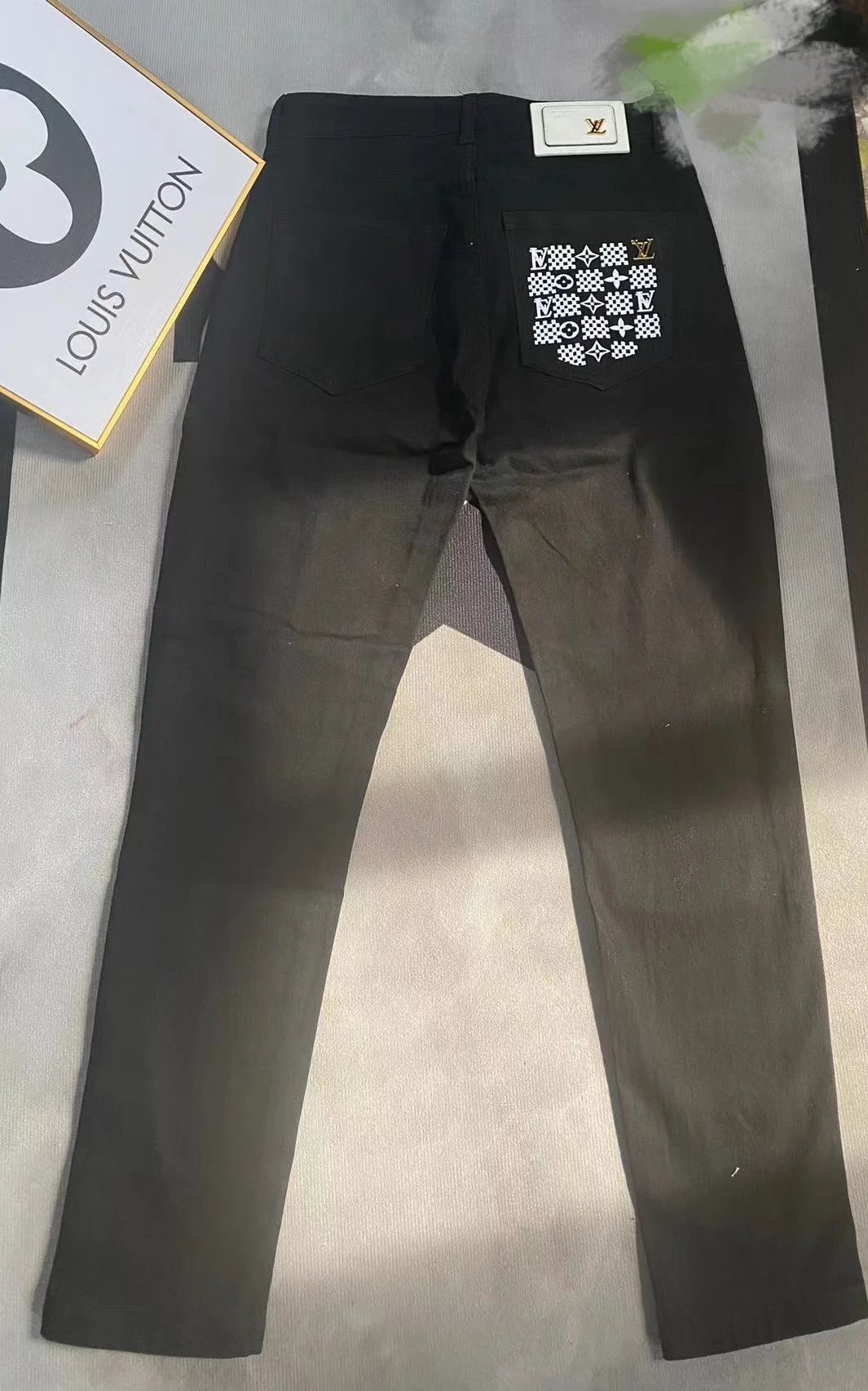 LV Black Straight-Leg Pants [18 styles]