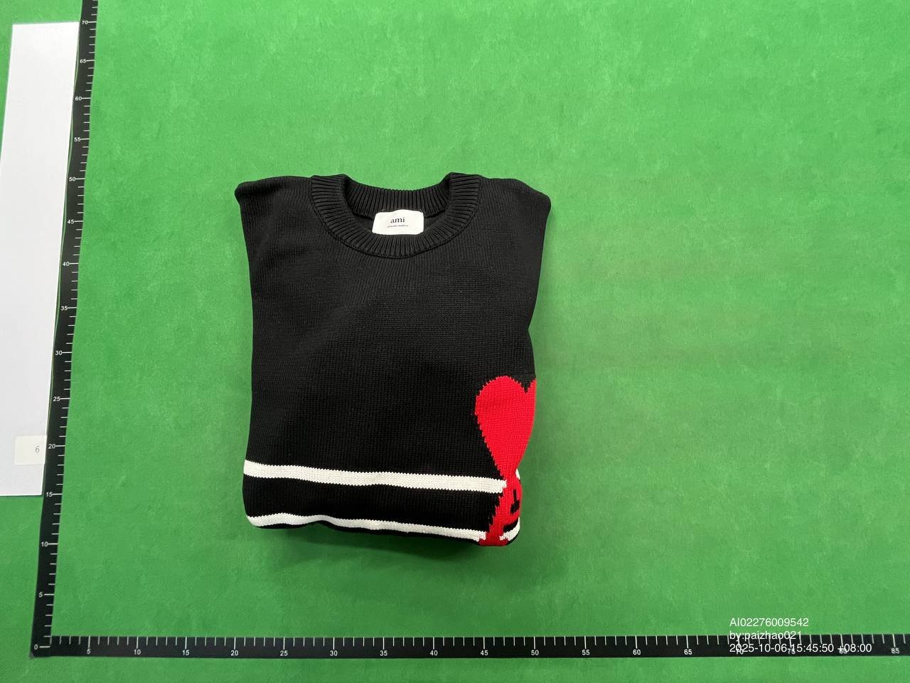 Ami Paris Heart Logo Sweater