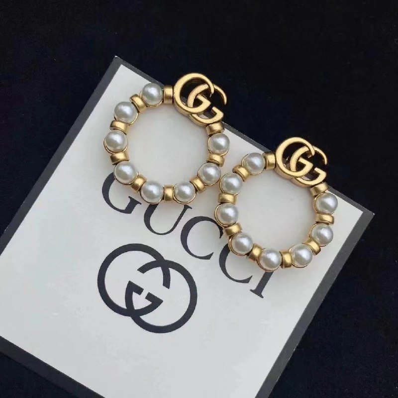 Gucci GG Pearl Earrings