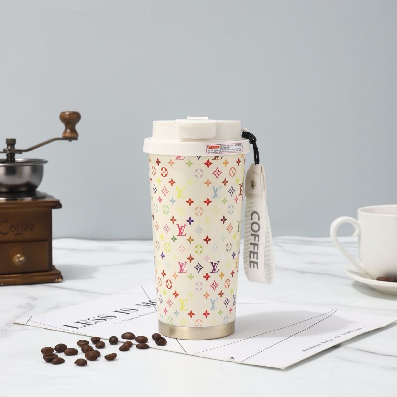 LV Monogram Multicolor Travel Mug [2 styles]