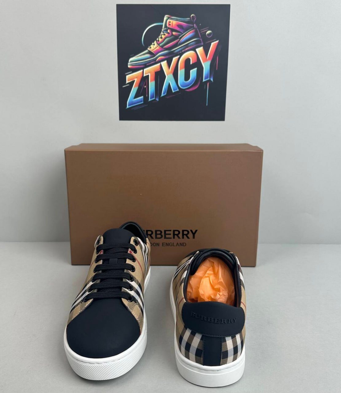 Burberry Check Print Sneakers [28 styles]