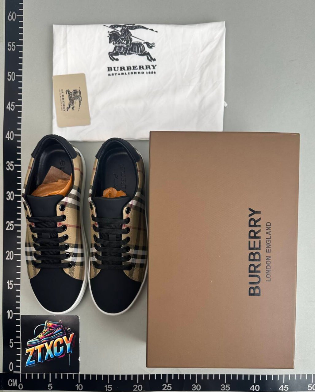 Burberry Check Print Sneakers [28 styles]